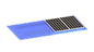 L Feet Frameless Metal Roof Solar Mounting System Aluminium Standing Seam Mount