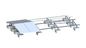 AL6005 SUS304 Sistem Pemasangan Atap Datar Kembali Ke Belakang Ballast Solar Racking