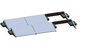 Lipat Tripod Flat Roof Solar Racking Systems Pemasangan Kaca Depan